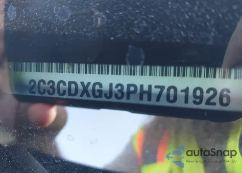 2023 Dodge Charger Scat Pack z USA, uszkodzony, nr VIN 2C3CDXGJ3PH701926